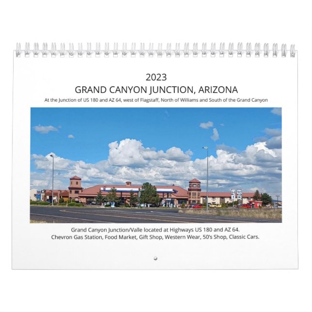 GRAND CANYON JUNCTION, ARIZONA 2023 CALENDAR (Cover)