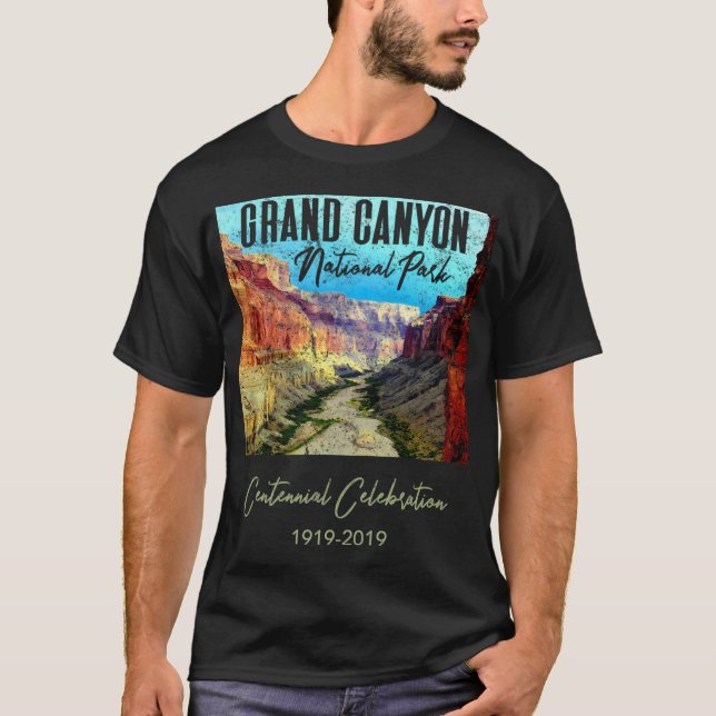 Grand Canyon National Park 100 Year Anniversary Ce T-Shirt (Front)