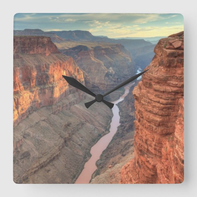 Grand Canyon National Park 3 Square Wall Clock (Front)