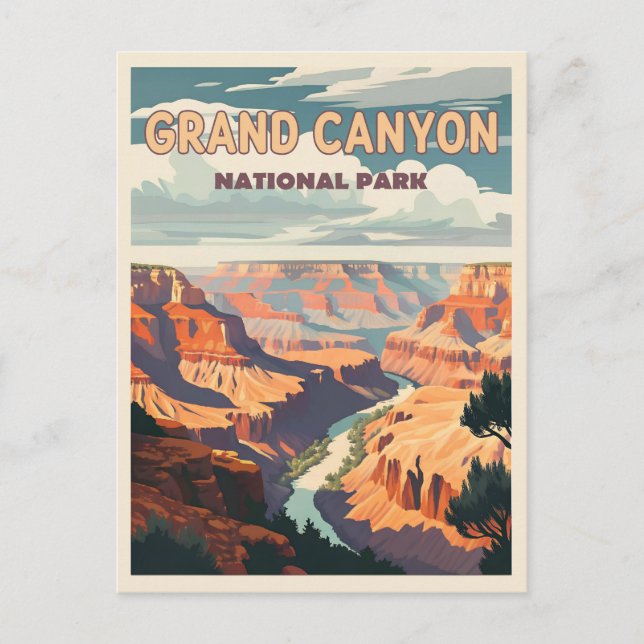 Grand Canyon National Park - A Natural Wonder Postcard (Front)