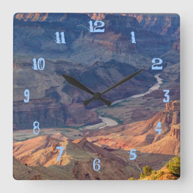 Grand Canyon National Park, Ariz Square Wall Clock (Front)