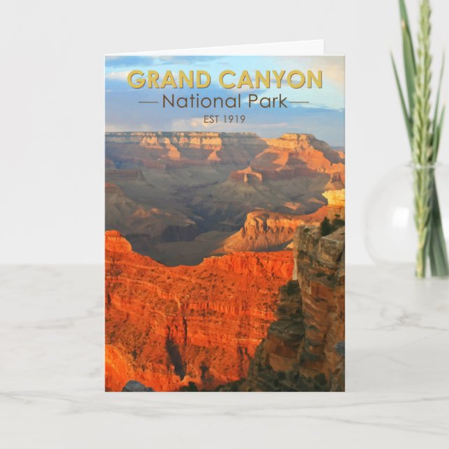  Grand Canyon National Park Arizona Card (Front)