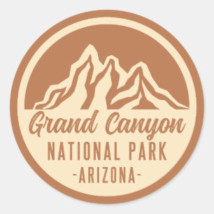 Grand Canyon National Park Arizona Classic Round Sticker