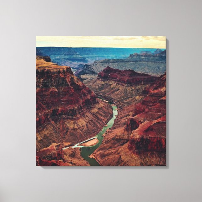 Grand Canyon National Park Arizona, Colorado River Canvas Print (Front)