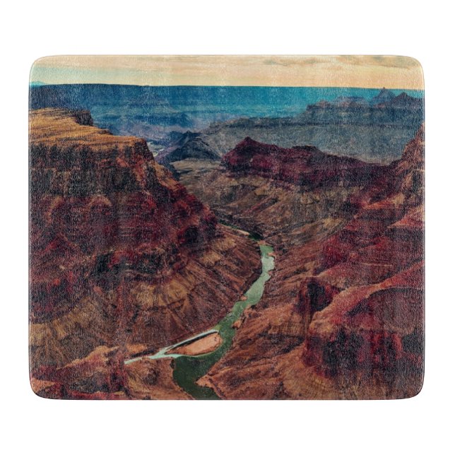 Grand Canyon National Park Arizona, Colorado River Cutting Board (Front)
