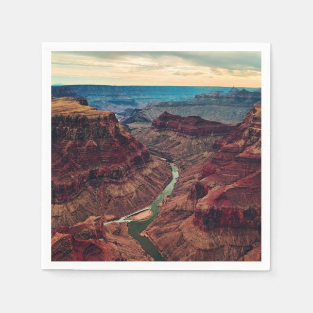 Grand Canyon National Park Arizona, Colorado River Napkin (Front)