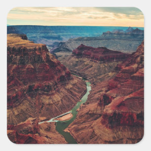 Grand Canyon National Park Arizona, Colorado River Square Sticker