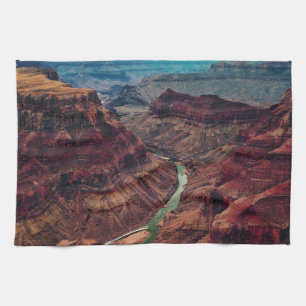 Grand Canyon National Park Arizona, Colorado River Tea Towel