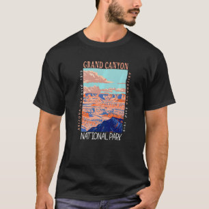 Grand Canyon National Park Arizona Distressed Vint T-Shirt