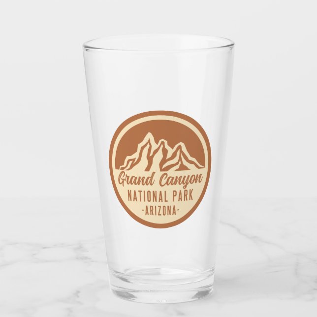Grand Canyon National Park Arizona Glass (Front)