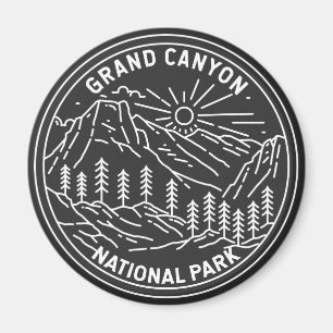 Grand Canyon National Park Arizona Monoline  Magnet