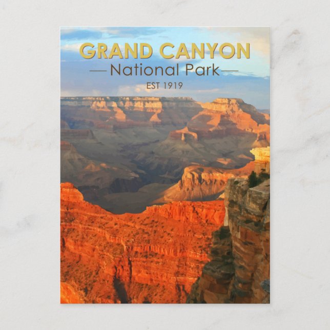  Grand Canyon National Park Arizona Postcard (Front)