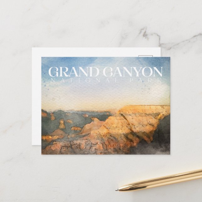 Grand Canyon National Park, Arizona Postcard (Front/Back In Situ)