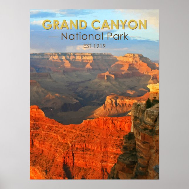 Grand Canyon National Park Arizona Poster (Front)