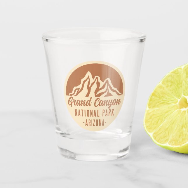 Grand Canyon National Park Arizona Shot Glass (Front)
