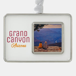 Grand Canyon National Park Arizona Souvenir Silver Plated Framed Ornament