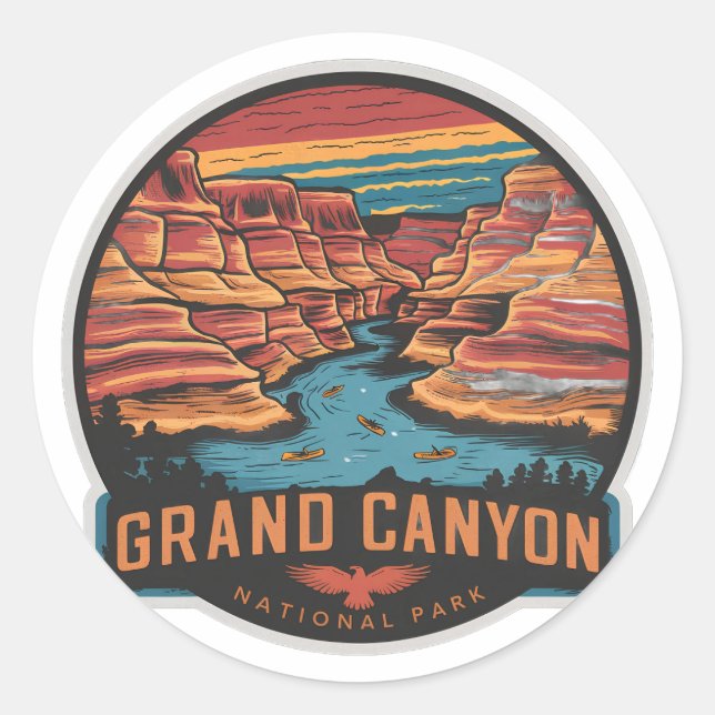 Grand Canyon National Park Arizona Sticker (Front)