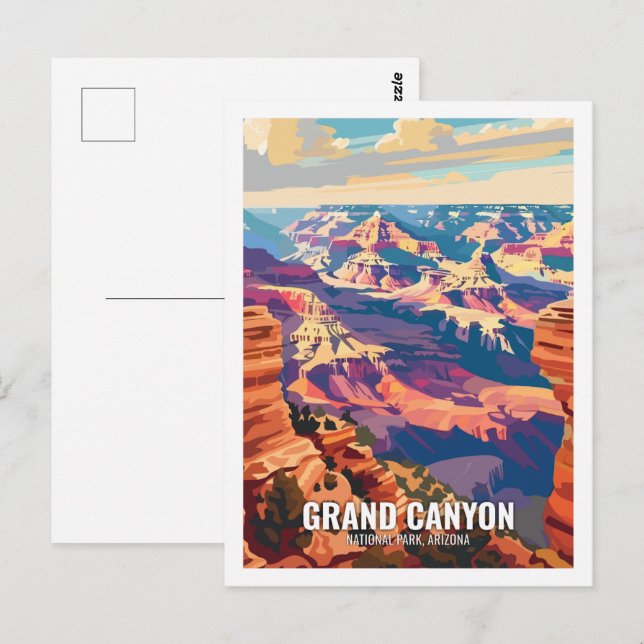 Grand Canyon National Park Arizona USA  Postcard (Front/Back)