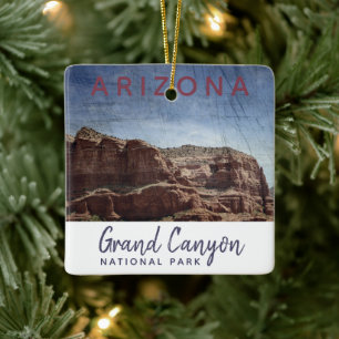Grand Canyon National Park Arizona Vintage Ceramic Ornament