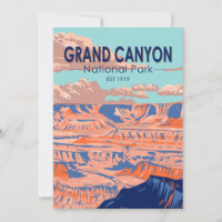  Grand Canyon National Park Arizona Vintage 