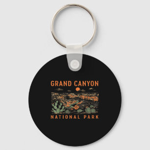 Grand canyon national park arizona vintage nature key ring