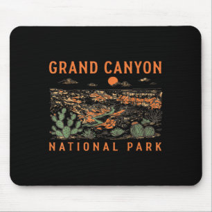 Grand canyon national park arizona vintage nature mouse mat