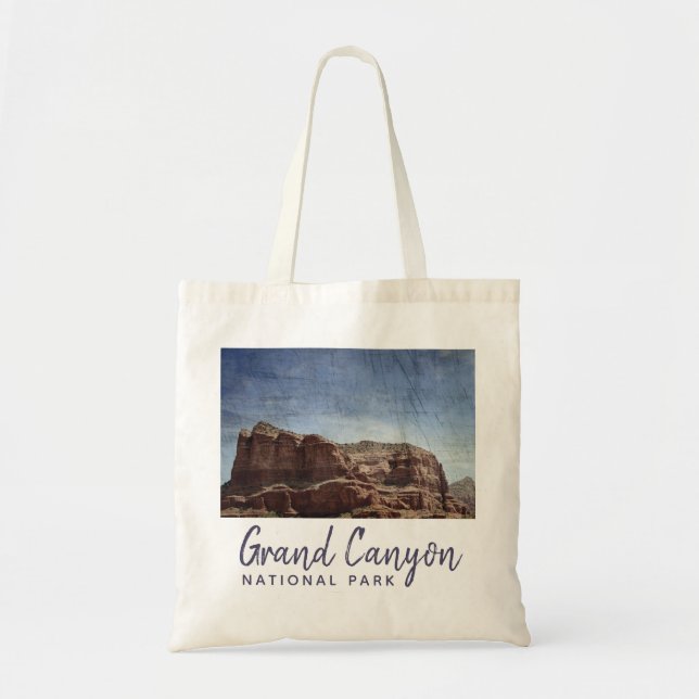 Grand Canyon National Park Arizona Vintage Tote Bag (Front)