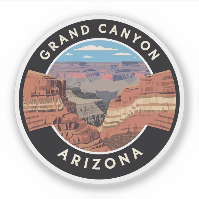 Grand Canyon National Park Arizona Vintage Travel (Front)
