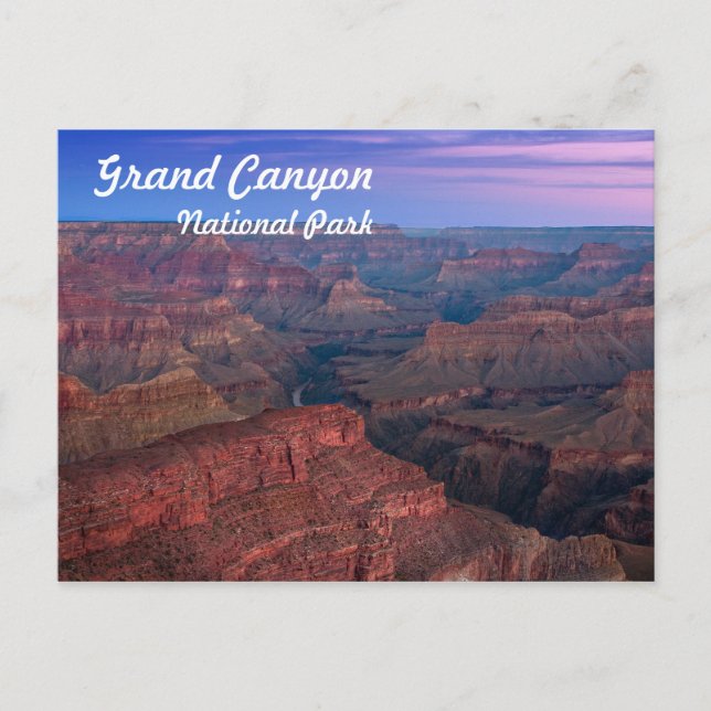 Grand Canyon National Park at Sunrise Postcard (Front)