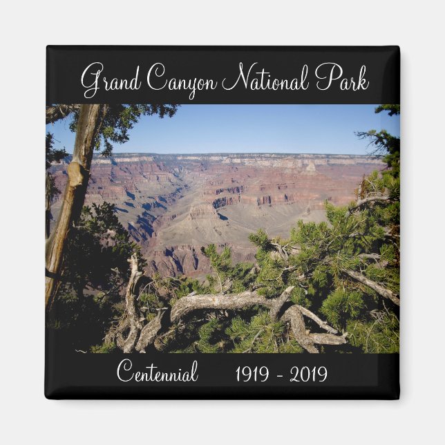 Grand Canyon National Park Centennial 2019 Magnet (Front)