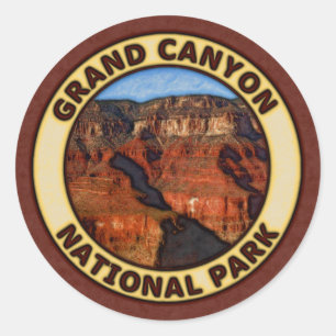 Grand Canyon National Park Classic Round Sticker