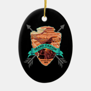 GRAND CANYON NATIONAL PARK COLLECTOR HOLIDAY CERAMIC TREE DECORATION