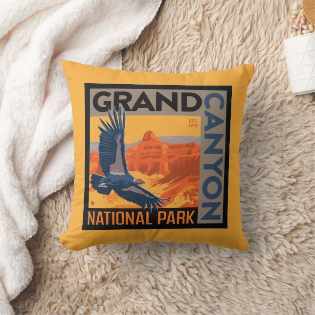 Grand Canyon National Park | Condors Cushion (Blanket)