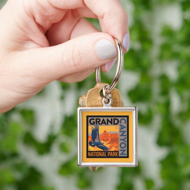 Grand Canyon National Park | Condors Key Ring (Hand)