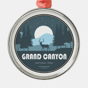 Grand Canyon National Park Deer Metal Tree Decoration