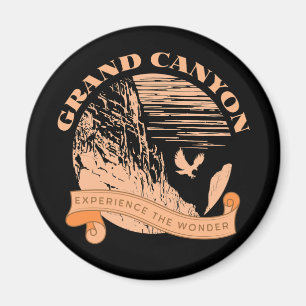 Grand Canyon National Park hiking outdoor design Magnet