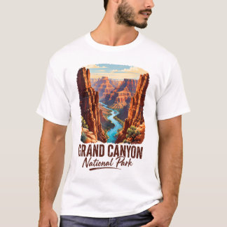 Grand Canyon National Park Hiking Souvenir Adventu T-Shirt