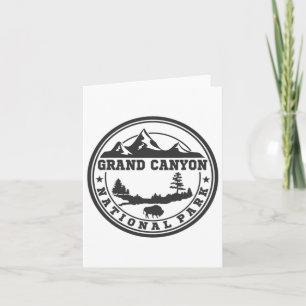 Grand Canyon National Park Hiking Wanderlust Tee  Card