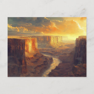 Grand Canyon National Park Holiday Postcard 