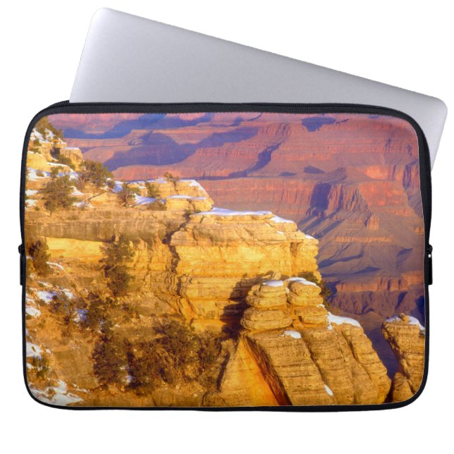 Grand Canyon National Park in Winter Laptop Sleeve (Front)