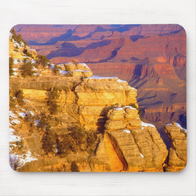 Grand Canyon National Park in Winter Mouse Mat (Front)