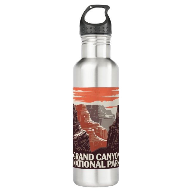 Grand Canyon National Park Landscape  710 Ml Water Bottle (Front)