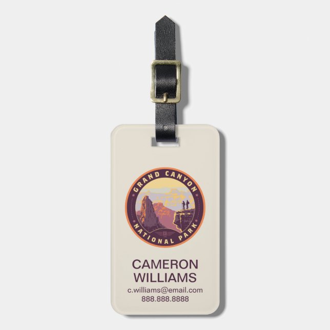 Grand Canyon National Park Luggage Tag (Front Vertical)