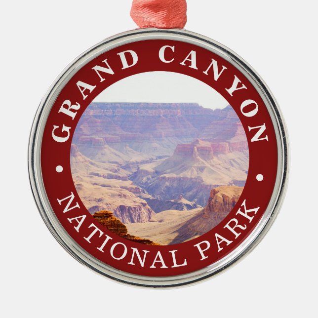 Grand Canyon National Park Metal Tree Decoration (Front)