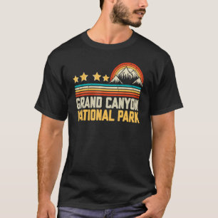 Grand Canyon National Park Mountain Trees Camping  T-Shirt