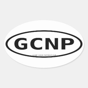 Grand Canyon National Park Oval Sticker