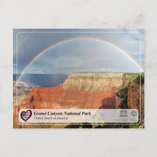 Grand Canyon National Park - Rainbow Postcard