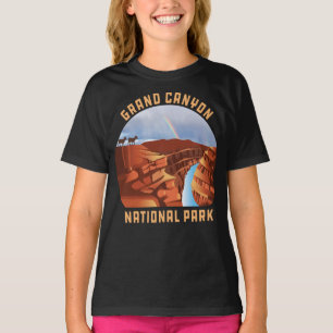 Grand Canyon National Park retro North rim Arizona T-Shirt