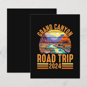Grand Canyon National Park Road Trip 2024 Enclosure Card