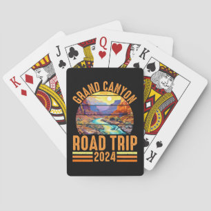 Grand Canyon National Park Road Trip 2024 Playing Cards